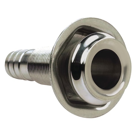 Seachoice Mega-Flow Dripless 316 Stainless Thru Hull, 5/8" 18591
